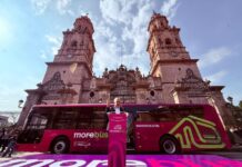 Unidades y estaciones del Morebús tendrán videovigilancia conectada al C5: Bedolla